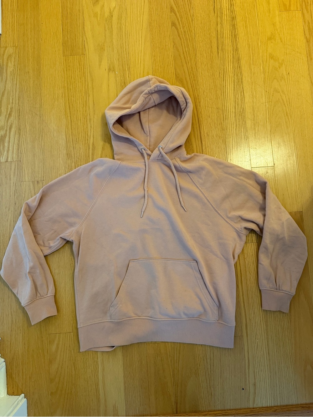 H&M Soft Light Mauve Hoodie Sweatshirt